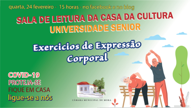 Exercícios de Expressão Corporal - 24 de Fevereiro de 2021