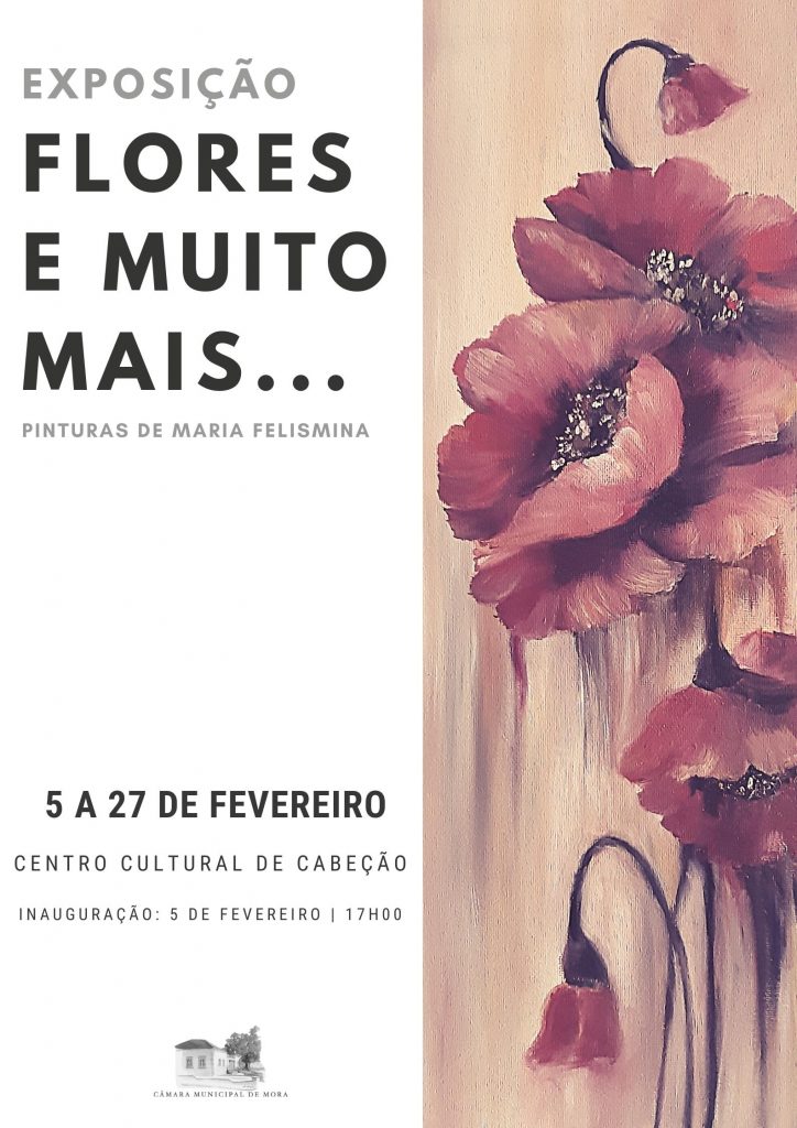 Exposição de pintura "Flores e muito mais..."