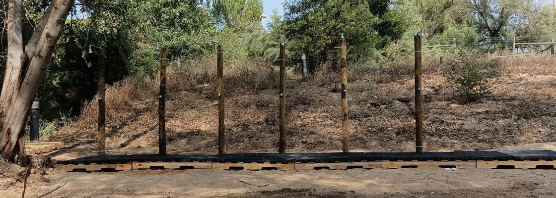 Novos chuveiros instalados no Gameiro