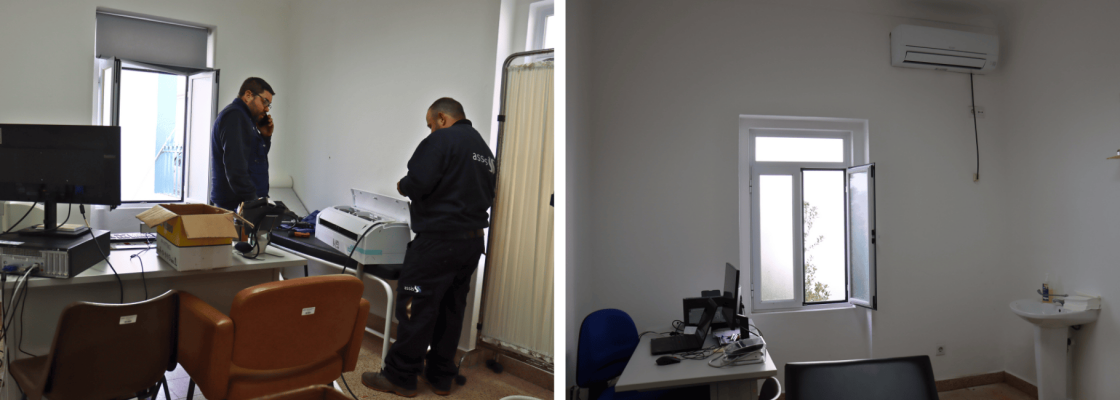 Melhoria das condições no Centro de Saúde em Brotas