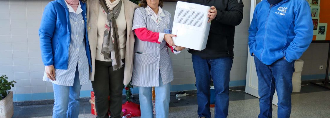 Câmara Municipal de Mora reforça condições nas escolas com oferta de desumidificadores